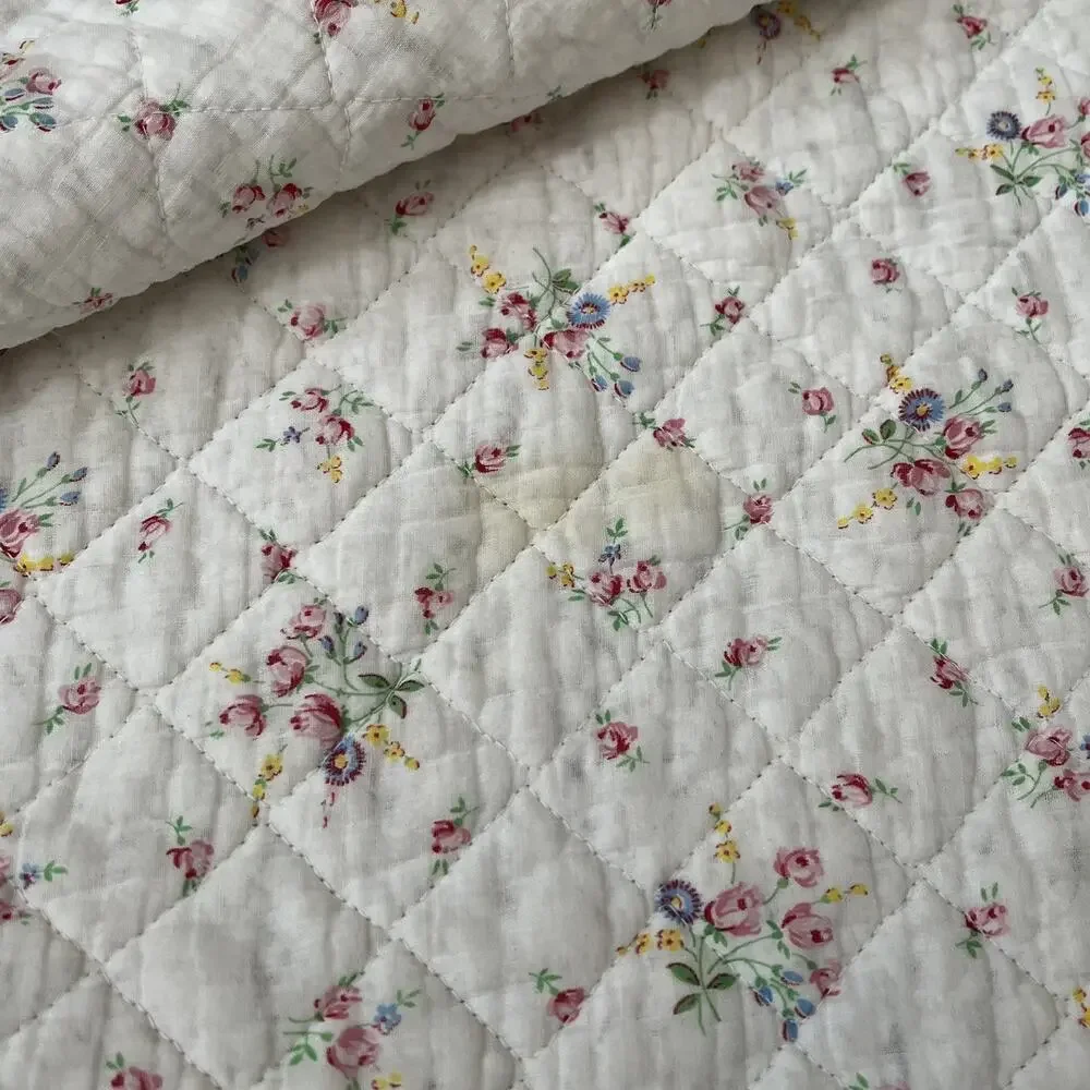 Floral Pink Quilt Cotton Comforter 66